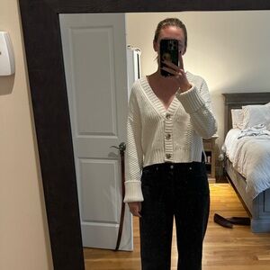 Abercrombie cotton blend cardigan